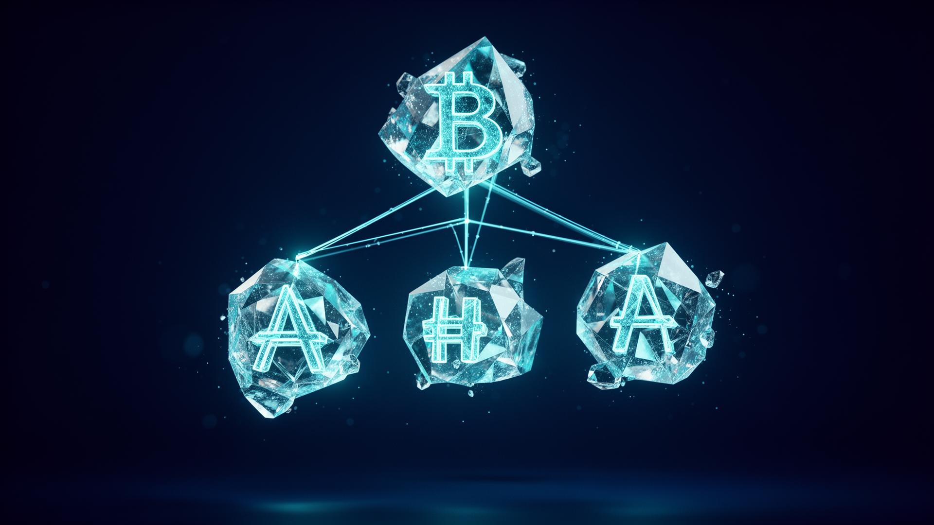 Cryptographic merkle tree visualisation